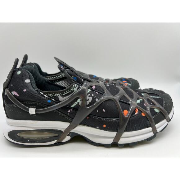 Nike Air Kukini Paint Splatter DV1894-001 Black Running Sneakers Men's Size 10.5 - Picture 1 of 12